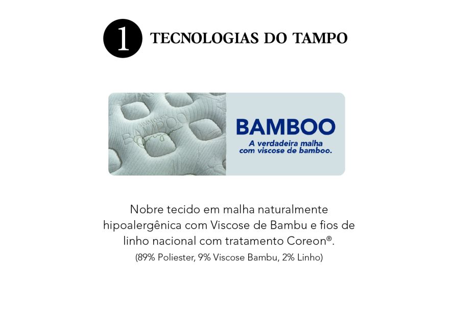 COLCHAO SIMMONS BAMBOO BOTHANICAL ESSENCE -158X198 - Imagem 3